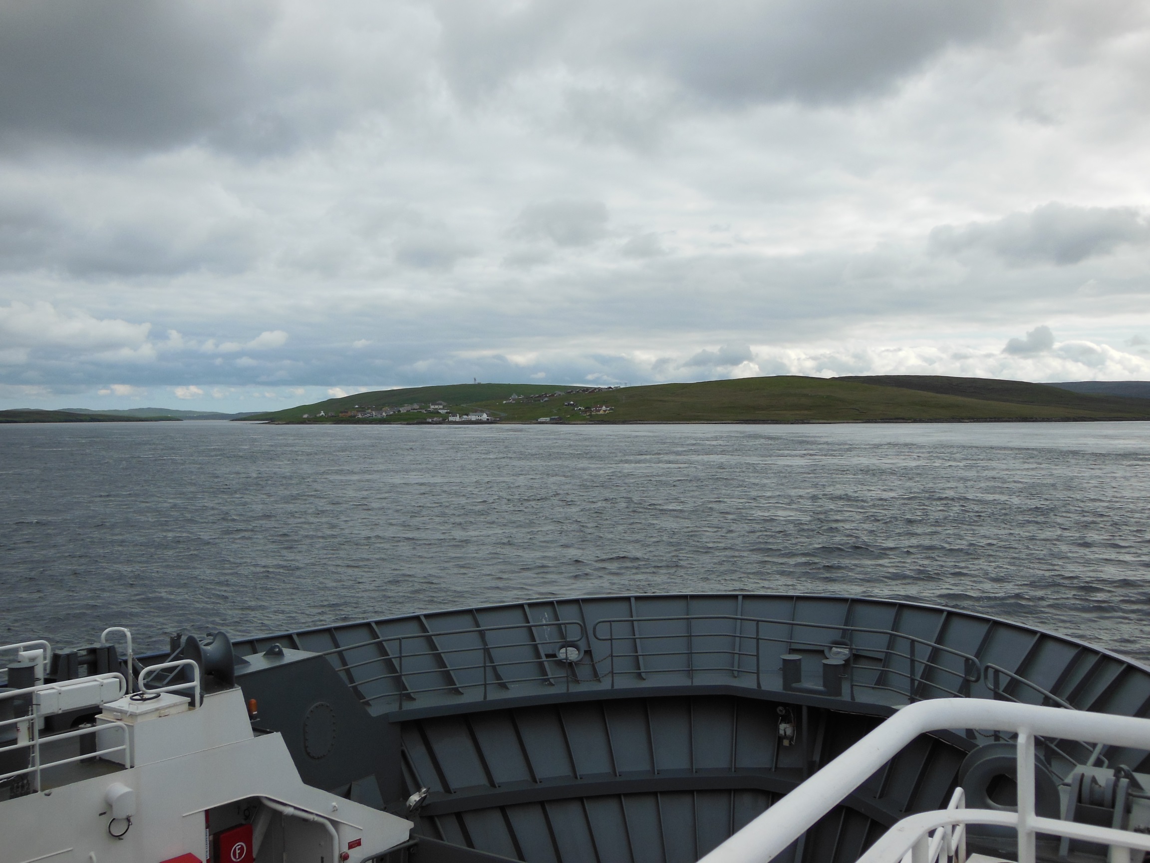 Photo from the ferry to Unst